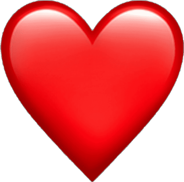 red heart emoji